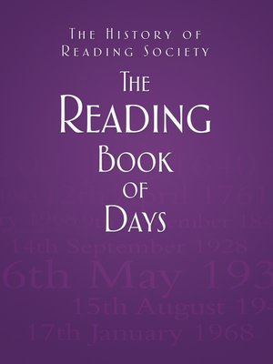 cover image of The Reading Book of Days